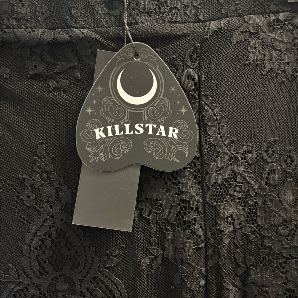 Killstar Black Lace Maxi Skirt - Picture 4 of 5